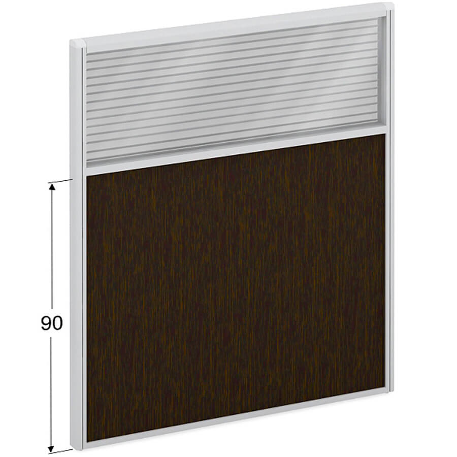 ПК-ЛГ-МДК138х120/90Ж/Д Модуль комбинированный ФЕЛИКС (Стекло+дуб Ферраре)