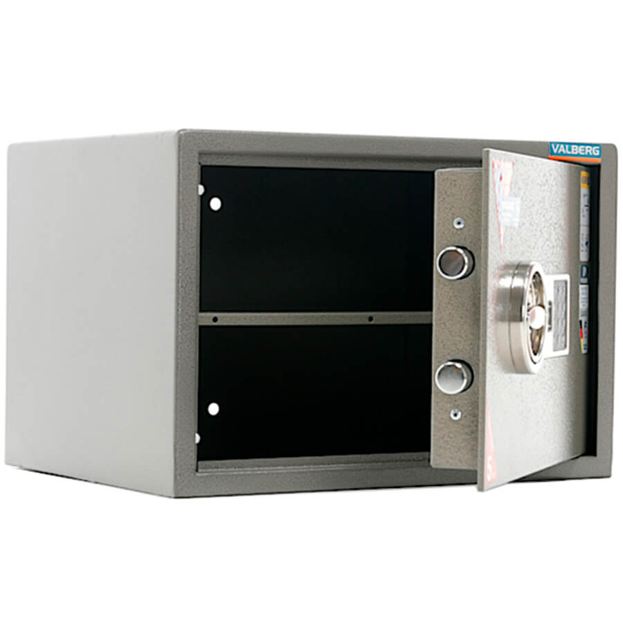ASM-30 EL Мебельный сейф VALBERG, электронный кодовый (Оттенок коричневого с эффектом молотковой эмали)