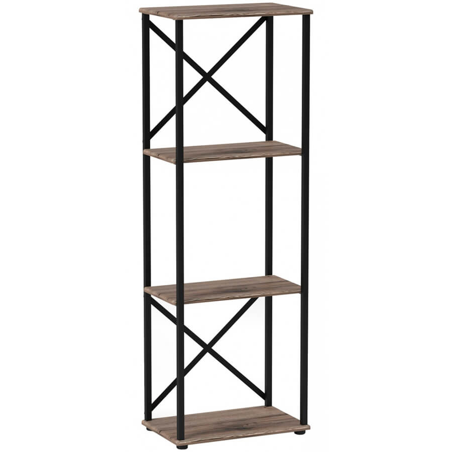 BeautyStyle 3 Подставка - стеллаж (Дуб маррон / черный)