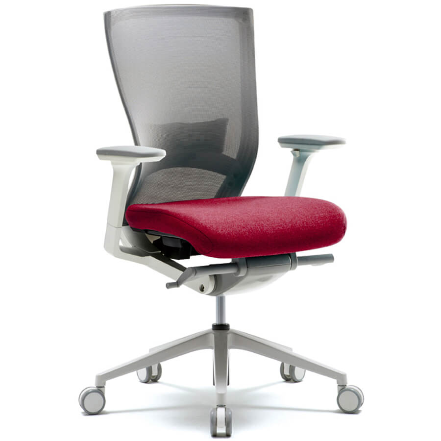CHNA4300WAZ Кресло для персонала TN50 Fursys, обивка сетка / ткань (Бордовое (839))
