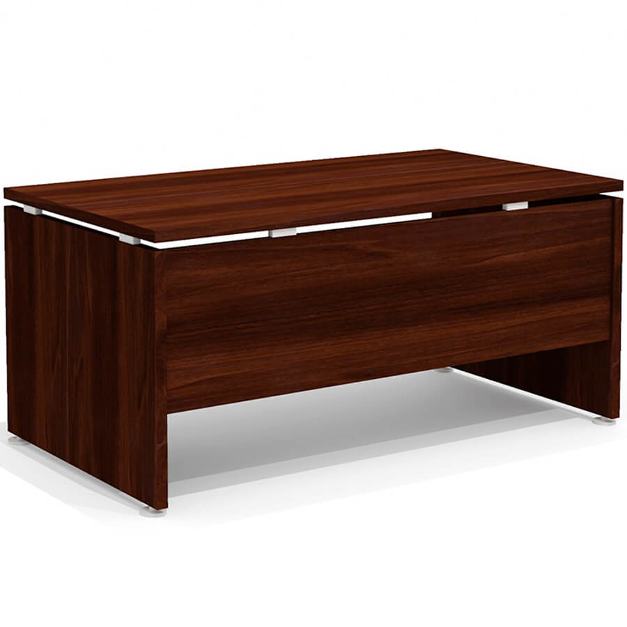 Gr-16 Стол руководителя Мебель Стиль Grand (Орех тёмный)