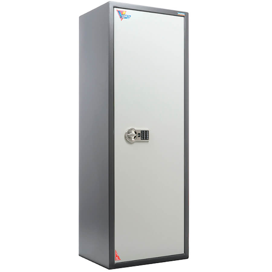 ASM-165T EL ГРАФИТ Мебельный сейф VALBERG, электронный кодовый (Корпус — графит (RAL 7024), дверь — светло–серая (RAL 7038))