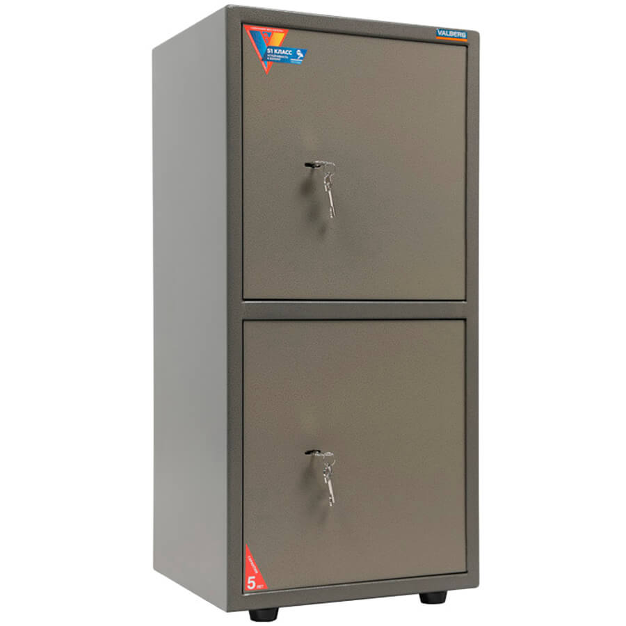 ASM-90/2 Мебельный сейф VALBERG, два ключевых (Оттенок коричневого с эффектом молотковой эмали)