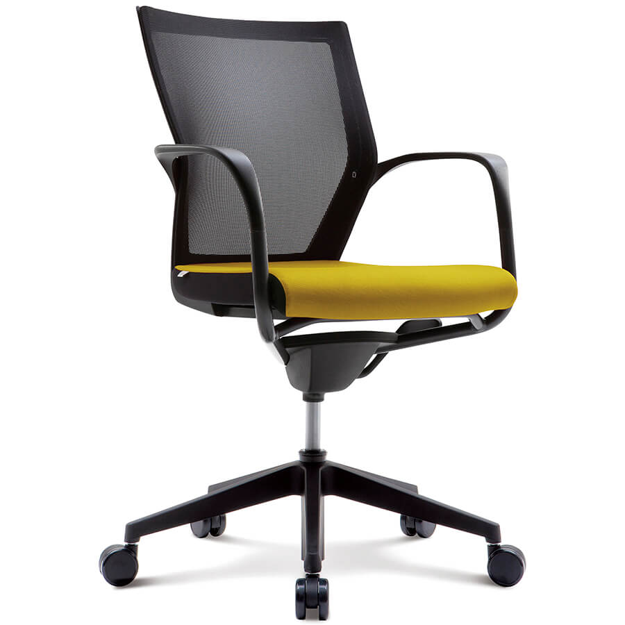 CHN4301CZ Кресло для персонала T50 Fursys, обивка сетка / ткань (Горчичное (558В))