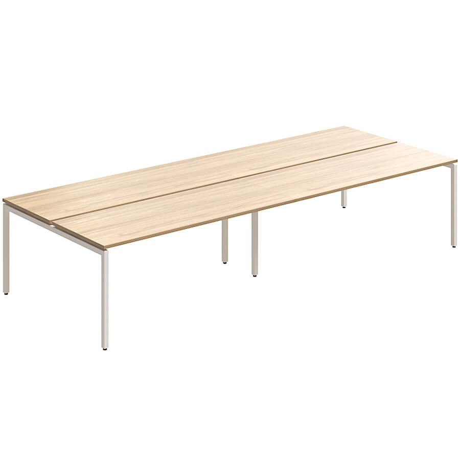 RM-1(x4)+F-55 Стол на металлокаркасе Мебель Стиль Rio Project (Швейцарский вяз MS)