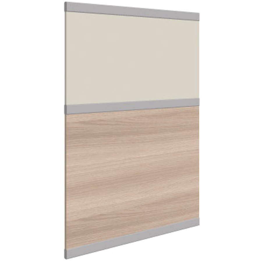 D-130-90.1 Наполнение низкой перегородки Мебель Стиль (Ясень Шимо / Беж)