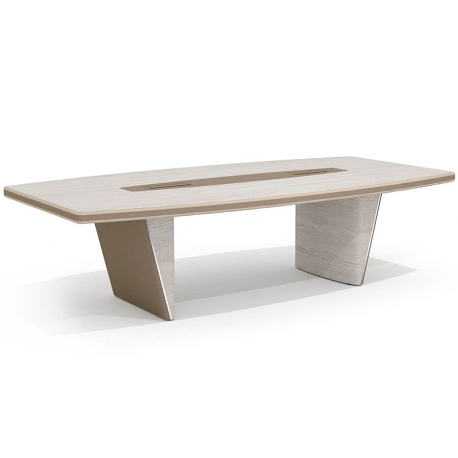 NT-280 Конференц-стол Мебель Стиль New.Tone (Дуб серебристый / стоун)