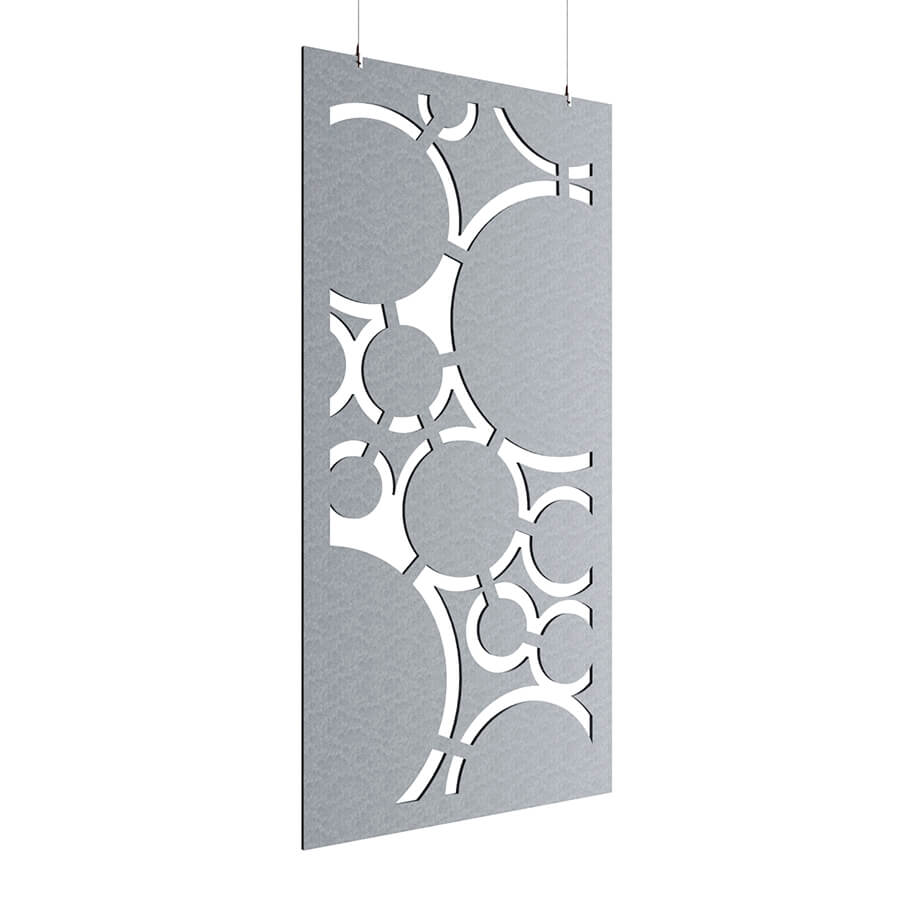 ACO-C-23 Акустическая перегородка 1200*2400 Евро Офис (Темно-серый (AC-10))