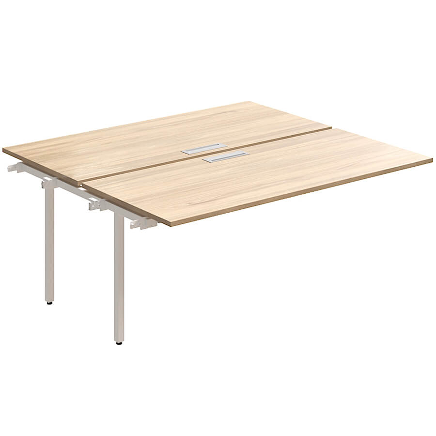 RP-1.1(x2)+F-67 Стол на металлокаркасе Мебель Стиль Rio Project (Швейцарский вяз MS)