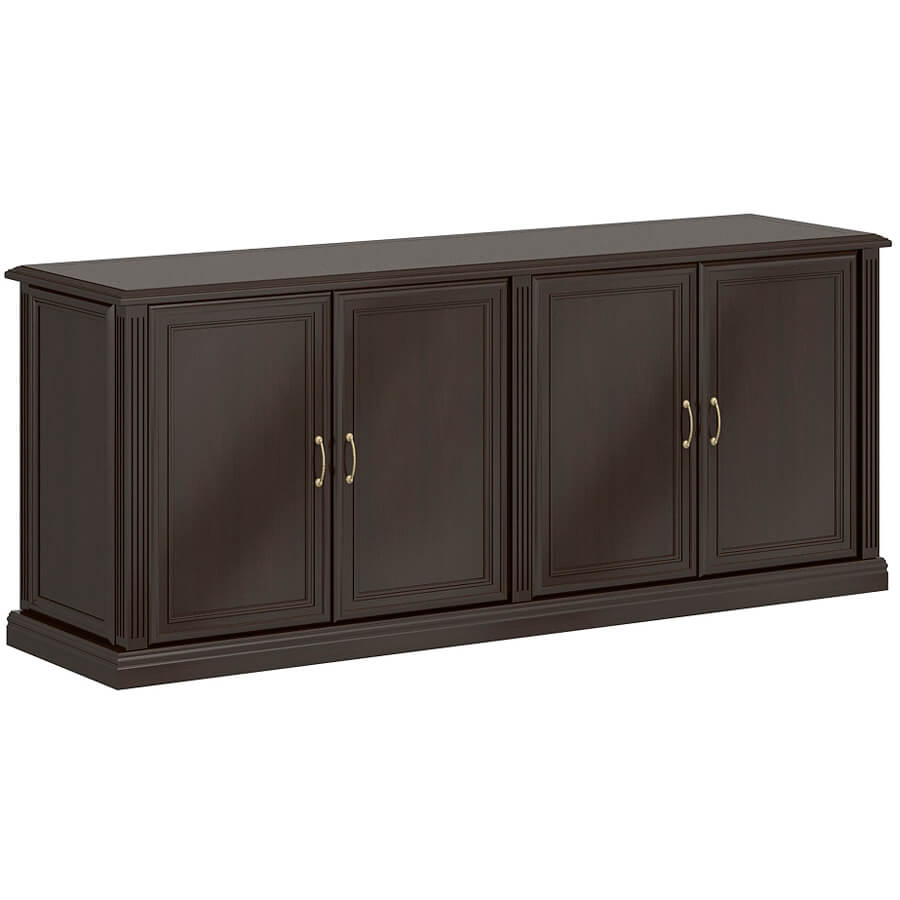 ПК-ВР-ТМ200х55Ш Греденция ФЕЛИКС Версаль (Темный орех)