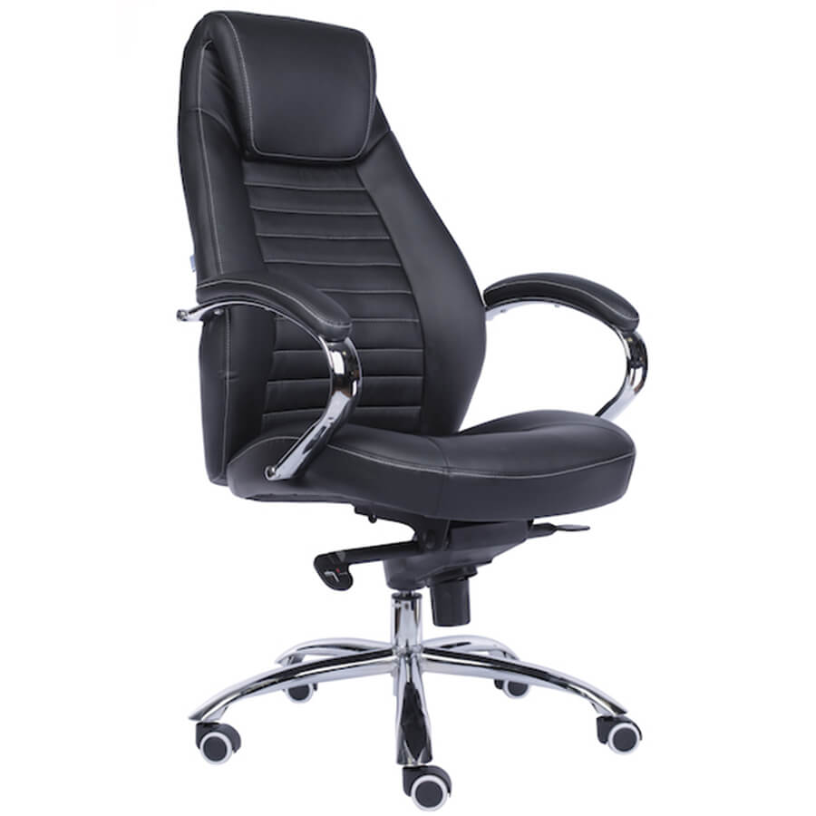 ERA M Кресло для руководителя  EVERPROF, обивка экокожа (Чёрный)