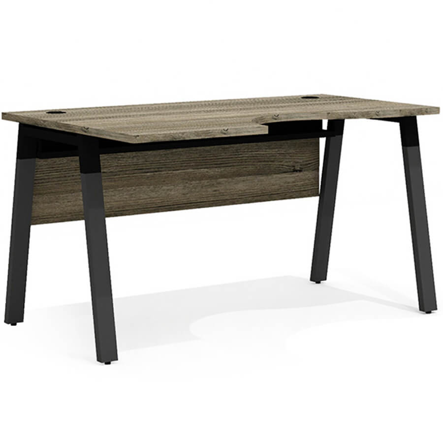 LM-3.2 L+LF-3 Стол эргономичный Мебель Стиль LINE (Делиос / антрацит)