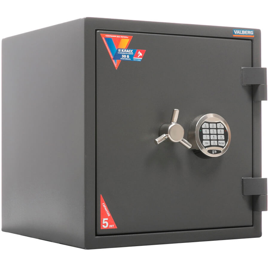 ГРАНИТ 46 EL Взломостойкий сейф VALBERG, электронный кодовый (Графит структурированный (RAL 7024))