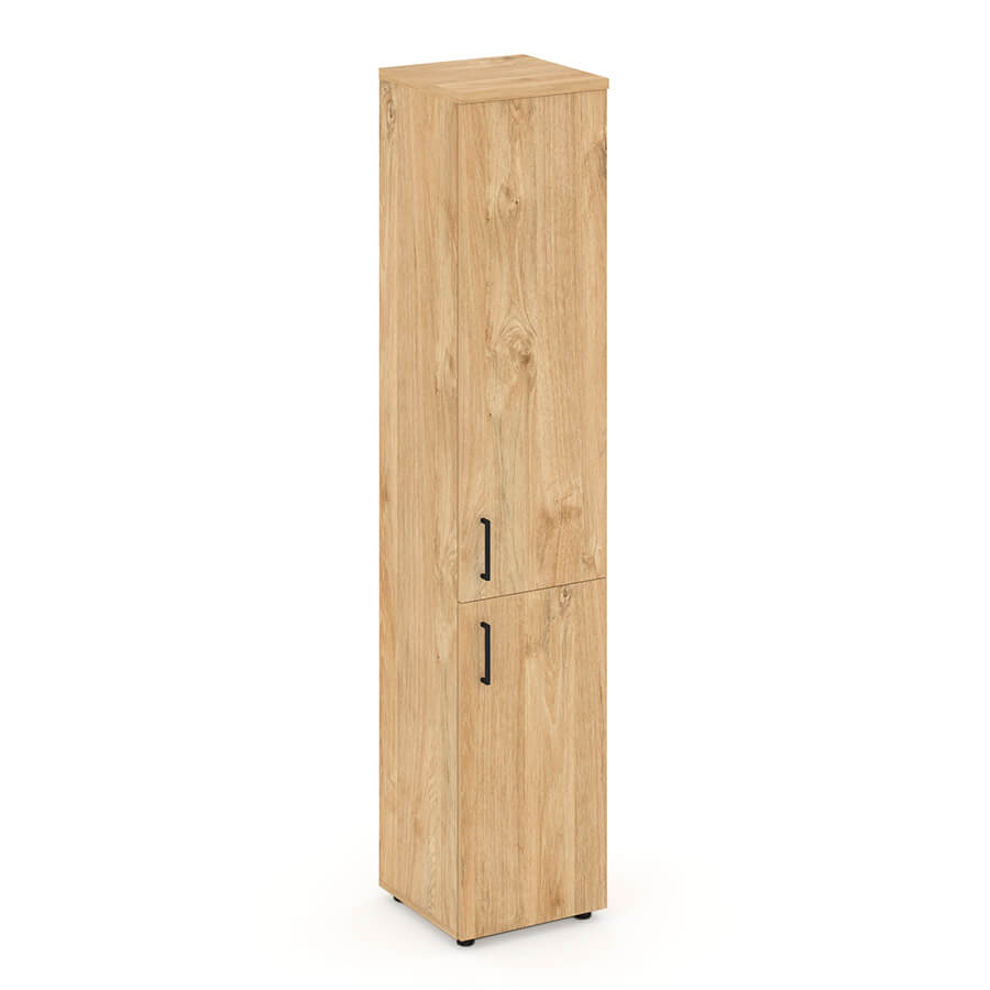 SN.STU-104(R) Шкаф высокий узкий правый RIVA Style Project (Тиквуд Светлый)