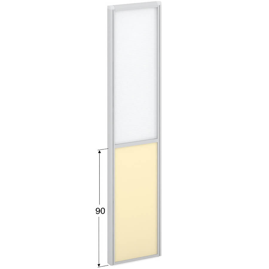 ПК-ЛГ-МДК200х44/90П/Д Модуль комбинированный ФЕЛИКС (Полик. белый матовый+сл.кость)