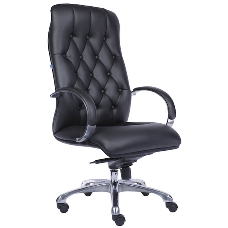 MONACO Кресло для руководителя  EVERPROF, обивка экокожа (Чёрный)