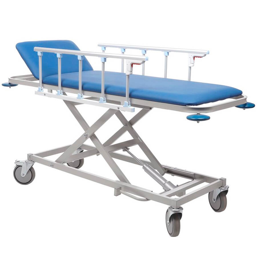 МД ТБЛ-01 Тележка ПРОМЕТ (Каркас — серый (RAL - 7038), ложе — синий (730))