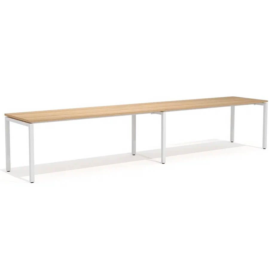 RM-1(x2)+F-31 Стол на металлокаркасе Мебель Стиль Rio Project (Швейцарский вяз MS)