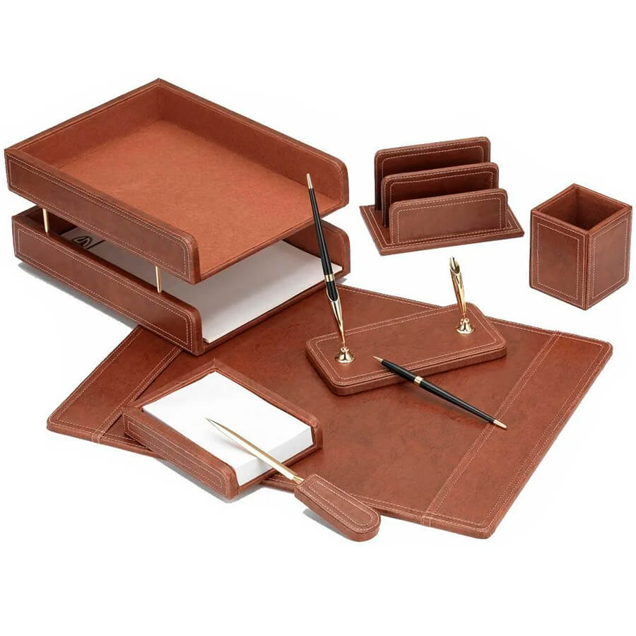 RN7W-1A Настольный набор Good Sunrise (Коричневый) RN7W-1A Настольный набор Good Sunrise (Коричневый)