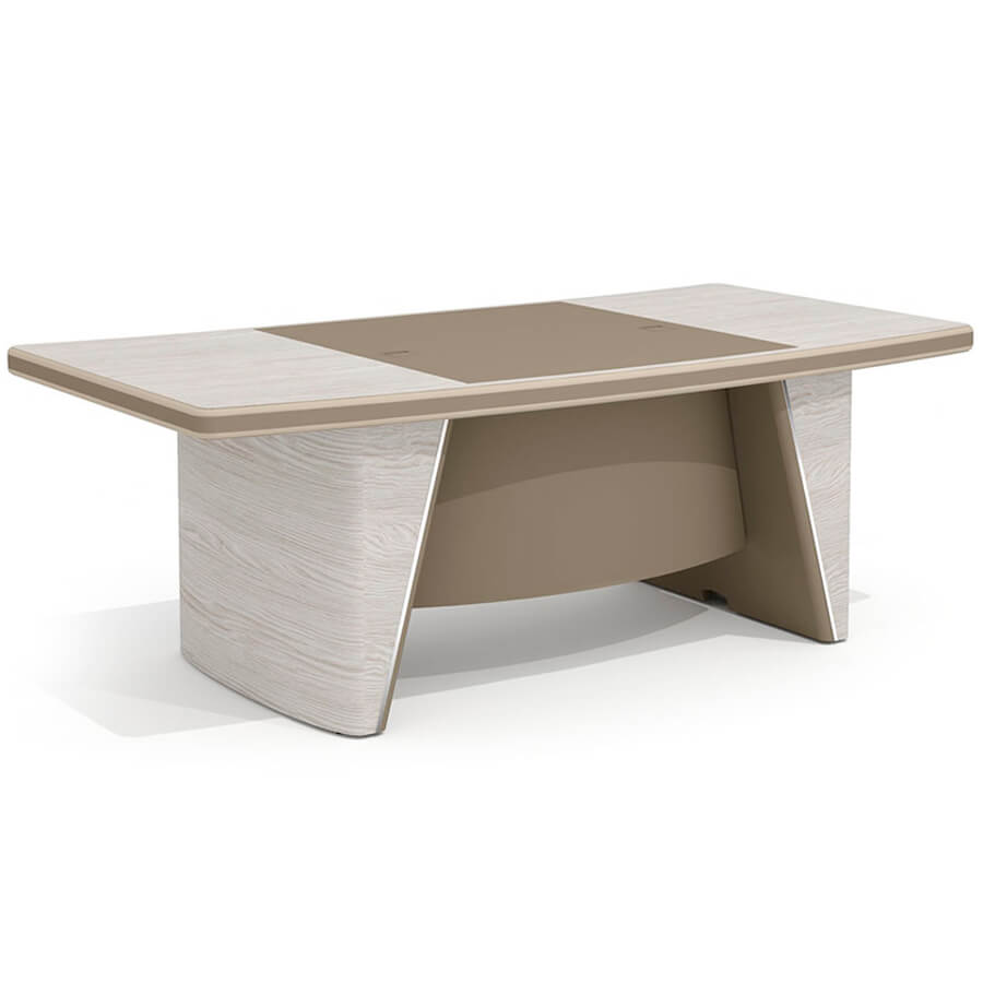 NT-210 + NT-76 Стол письменный Мебель Стиль New.Tone (Дуб серебристый / стоун)