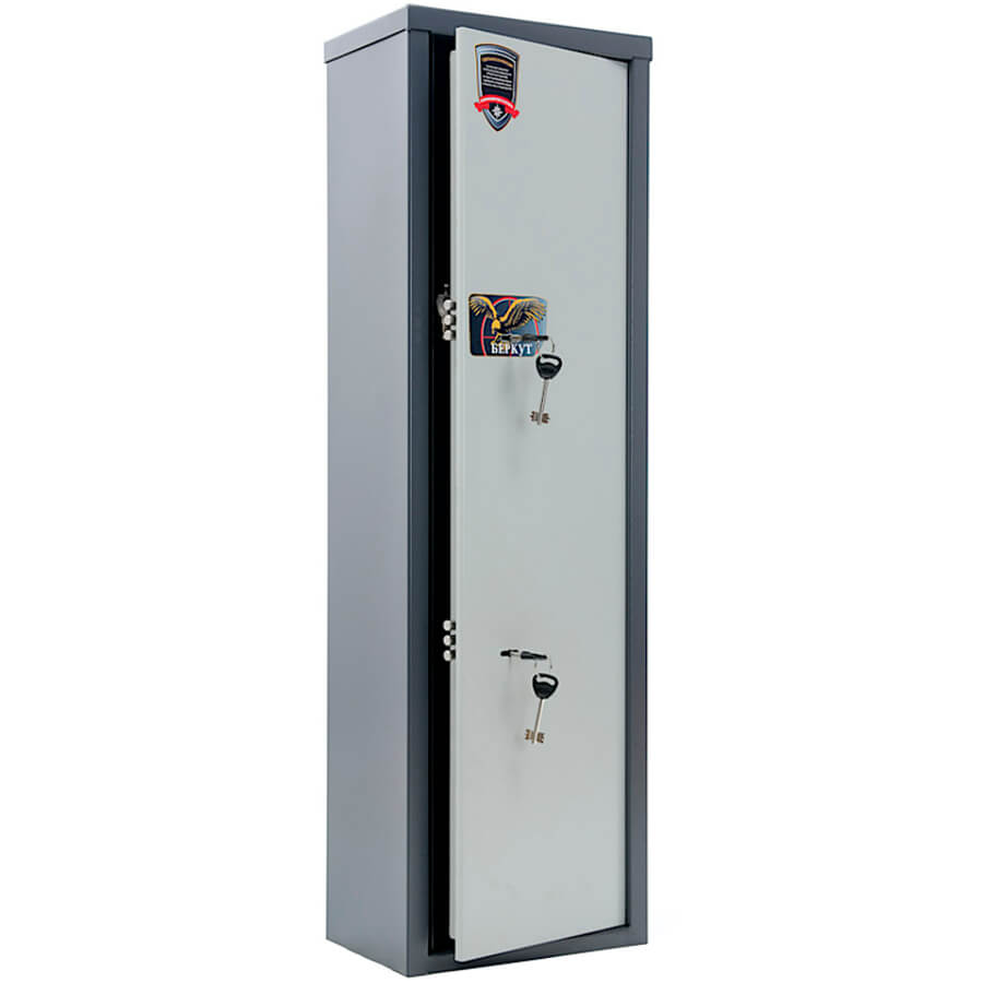 БЕРКУТ 12 Оружейный сейф AIKO, два ключевых (Графит (RAL 7024))