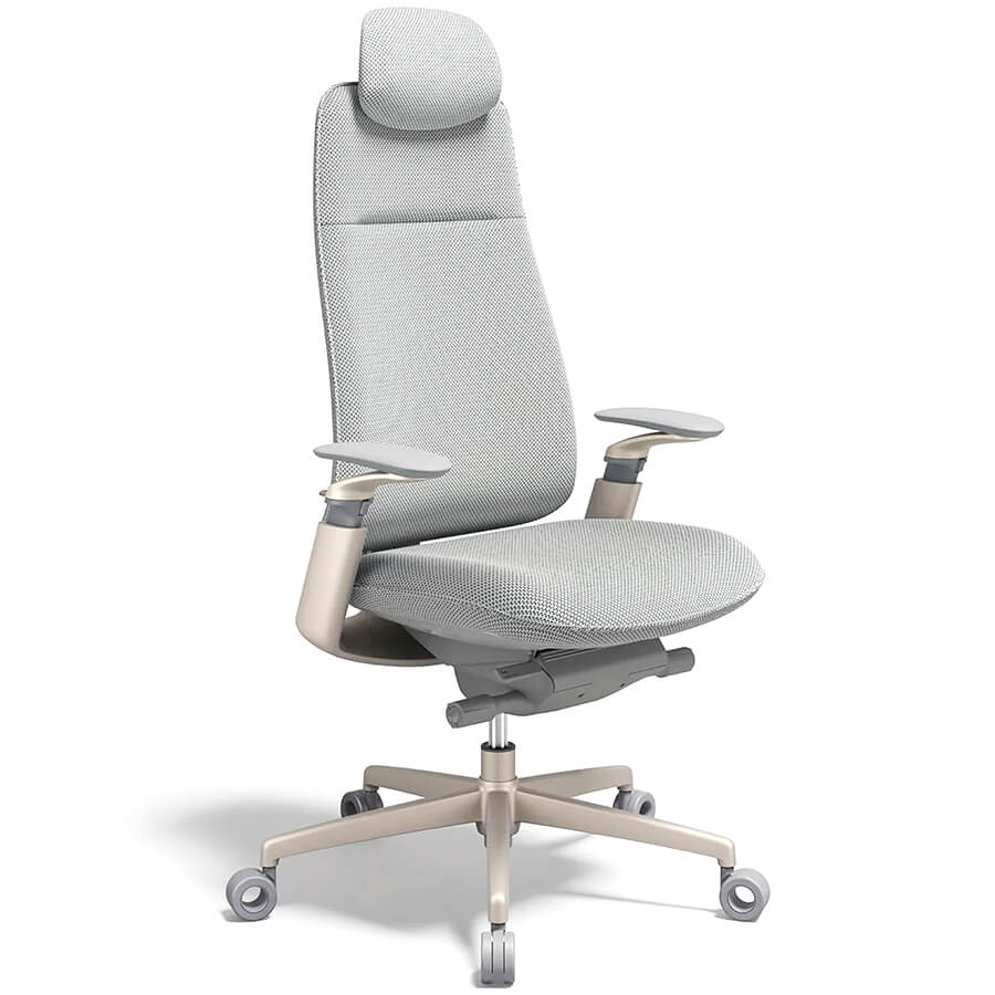 FT90HLDA1KK Кресло для руководителя Т90 Fursys, обивка ткань (Серый (4B1LMN))