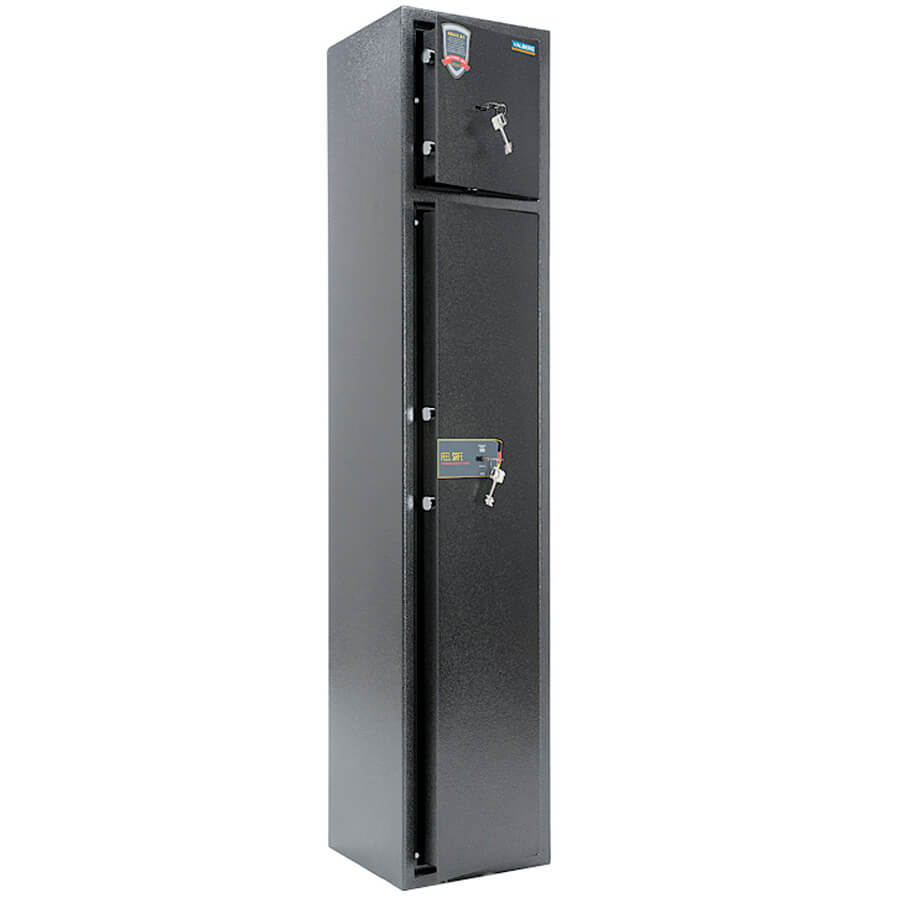 АРСЕНАЛ 148/2 Оружейный сейф VALBERG, два ключевых (Серебристый антик)