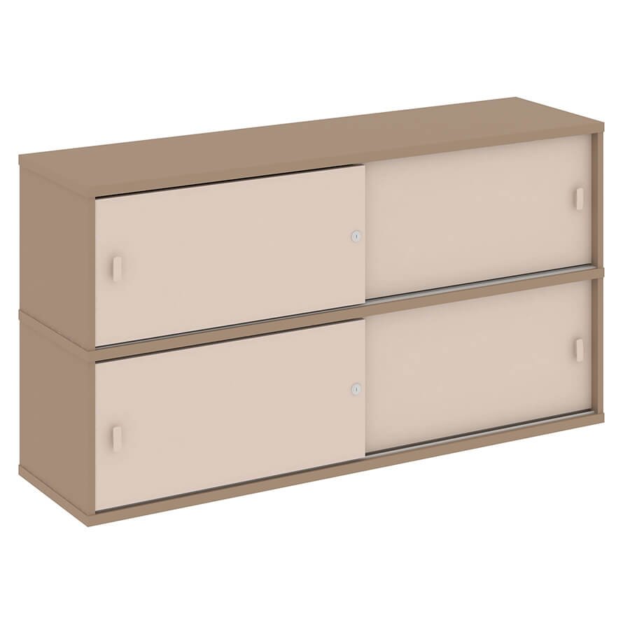 ES.NV-2.1 Надставка на две тумбы высокая RIVA Estetica (Латте/Капучино)