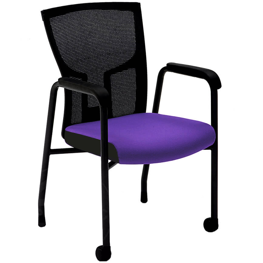 CH2811Z Кресло для посетителя ITIS2 Fursys, обивка сетка / ткань (Фиолетовое (654))