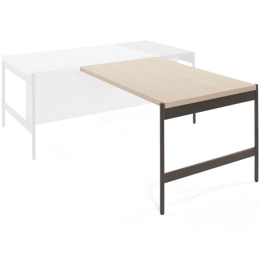 240B001 DY (7016) Брифинг-приставка Profoffice RING (Дуб светлый, антрацит)