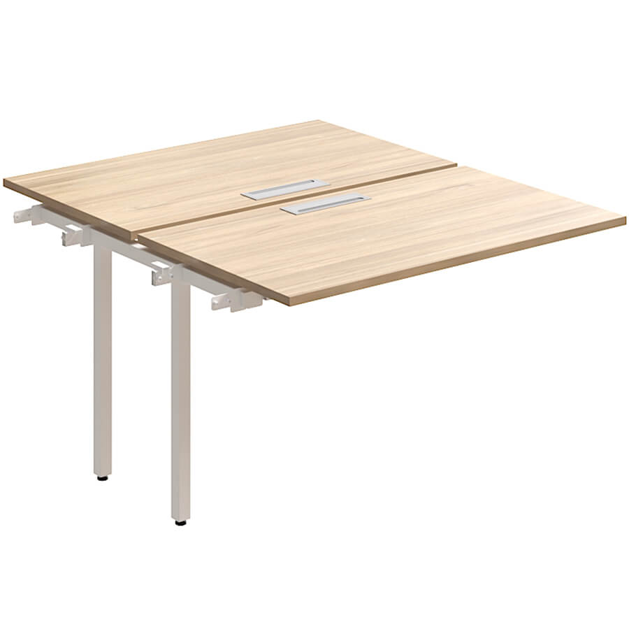 RM-4.1(x2)+F-60 Стол на металлокаркасе Мебель Стиль Rio Project (Швейцарский вяз MS)