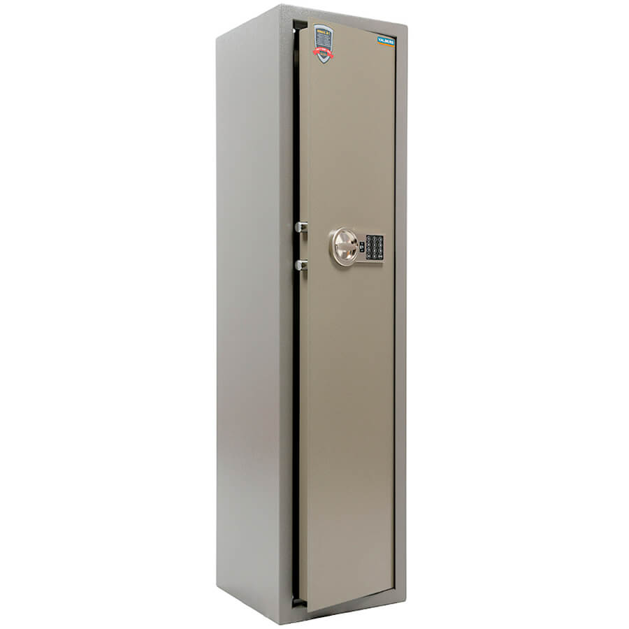 АРСЕНАЛ EL Оружейный сейф VALBERG, электронный кодовый (Корпус оттенок коричневого с эффектом молотковой эмали.Дверь оттенок зеленого с эффектом молотковой)