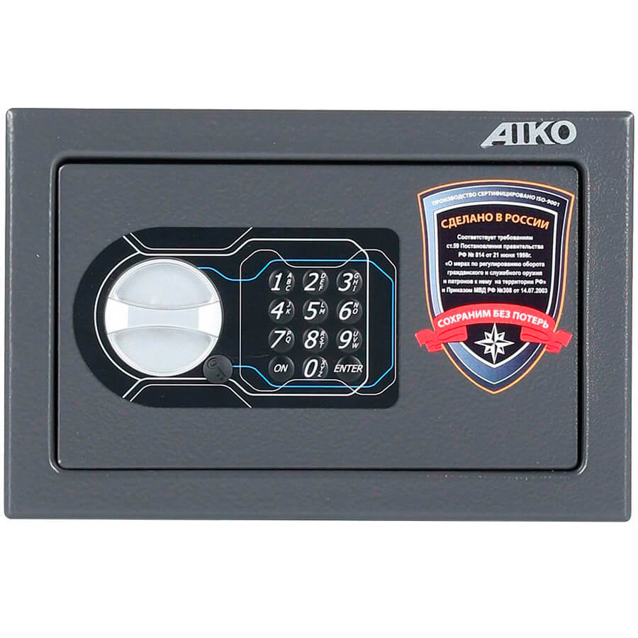 TT-170 EL Оружейный сейф AIKO, электронный кодовый (Графит структурированный (RAL 7024))