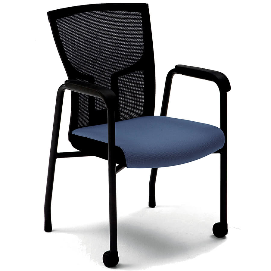CH2811Z Кресло для посетителя ITIS2 Fursys, обивка сетка / ткань (Синее (654A))