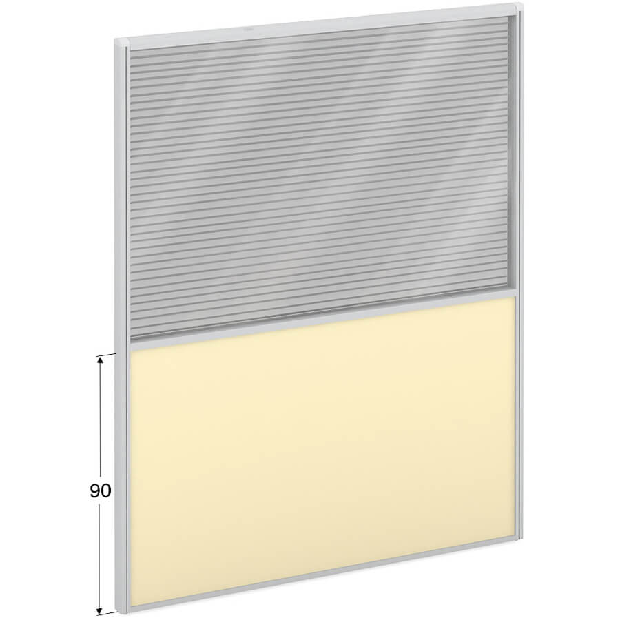 ПК-ЛГ-МДК200х160/90Ж/Д Модуль комбинированный ФЕЛИКС (Стекло+слоновая кость)