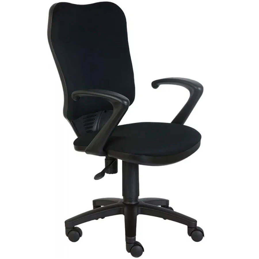 CH-540AXSN Кресло для персонала  Бюрократ, обивка ткань (Чёрный (26-28))