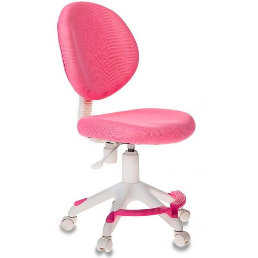 KD-W6-F Кресло детское  Бюрократ, обивка ткань (Розовый (TW-13A))