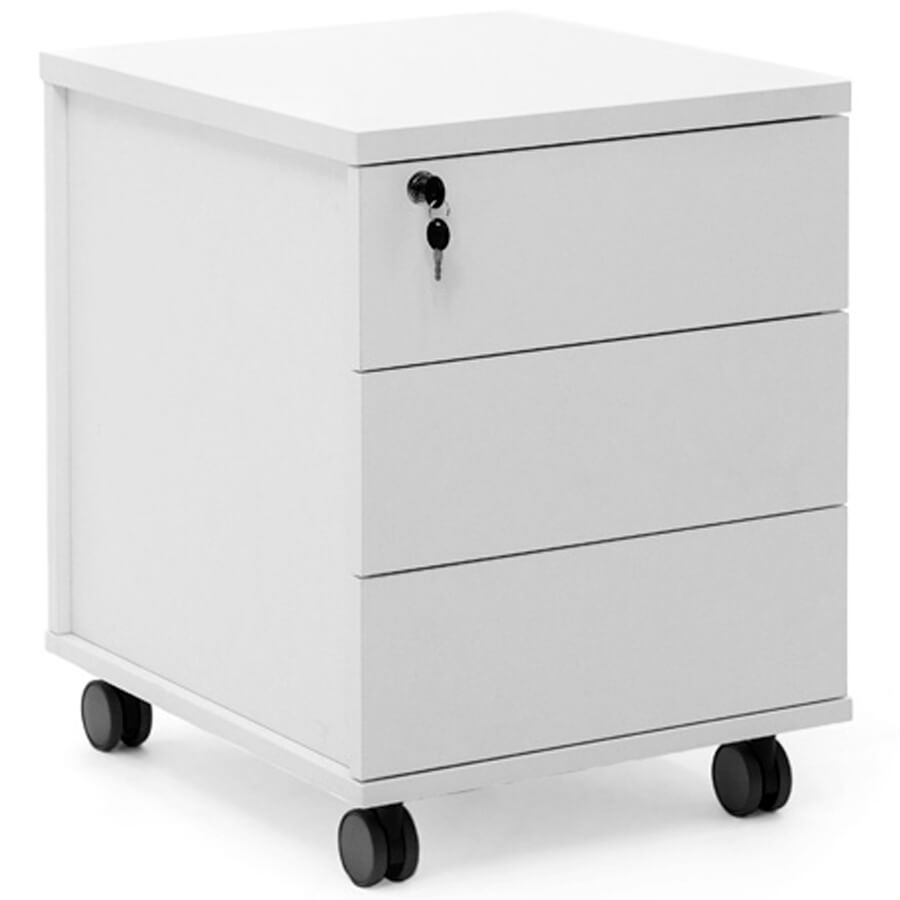 80T011 W3W3 Тумба подкатная Profoffice Тур лайт / Tour light (Белый)