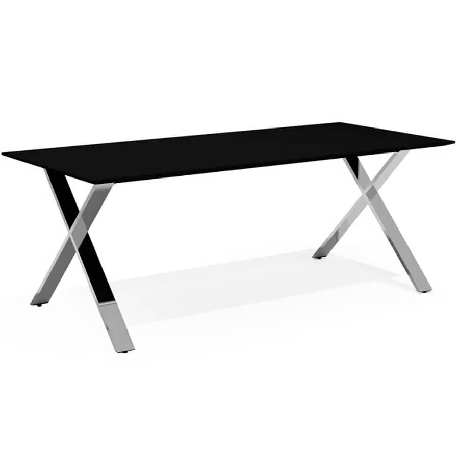 Kvs-201k Стол руководителя Мебель Стиль Kvins Slim (Черный / антрацит MS)