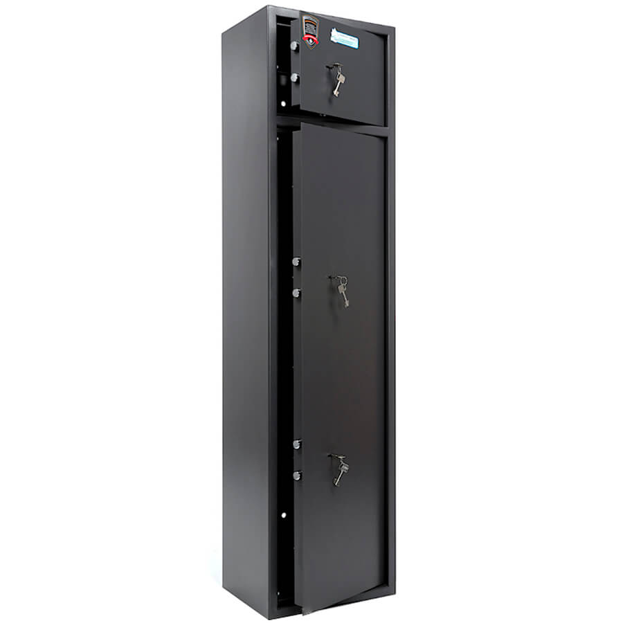 ФИЛИН 35 Оружейный сейф AIKO, ключевой (Графит (RAL 7024))