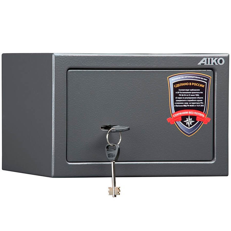 TT-170 Оружейный сейф AIKO, ключевой (Графит структурированный (RAL 7024))