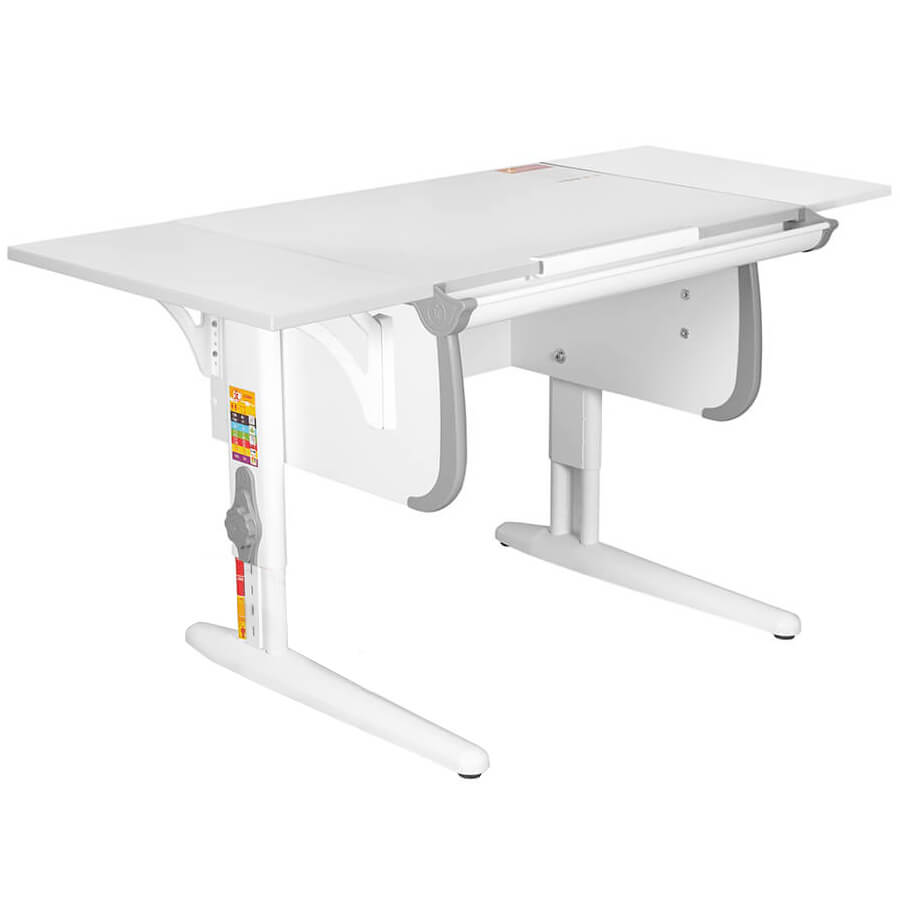 Parta 1/75-40 + Polka_b 1/550-2 Парта с полкой ДЭМИ (Серый)