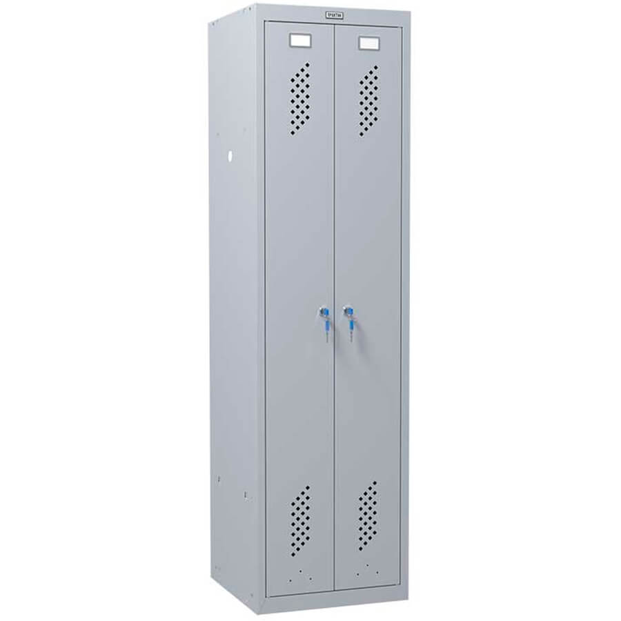 ML 21-50 Шкаф для раздевалок усиленный ПРОМЕТ, ключевой (Серый полуматовый (RAL 7038))