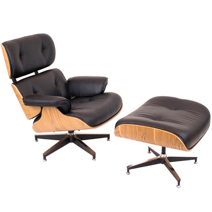 R-1 Реклайнер Relax (Натуральная кожа чёрная)