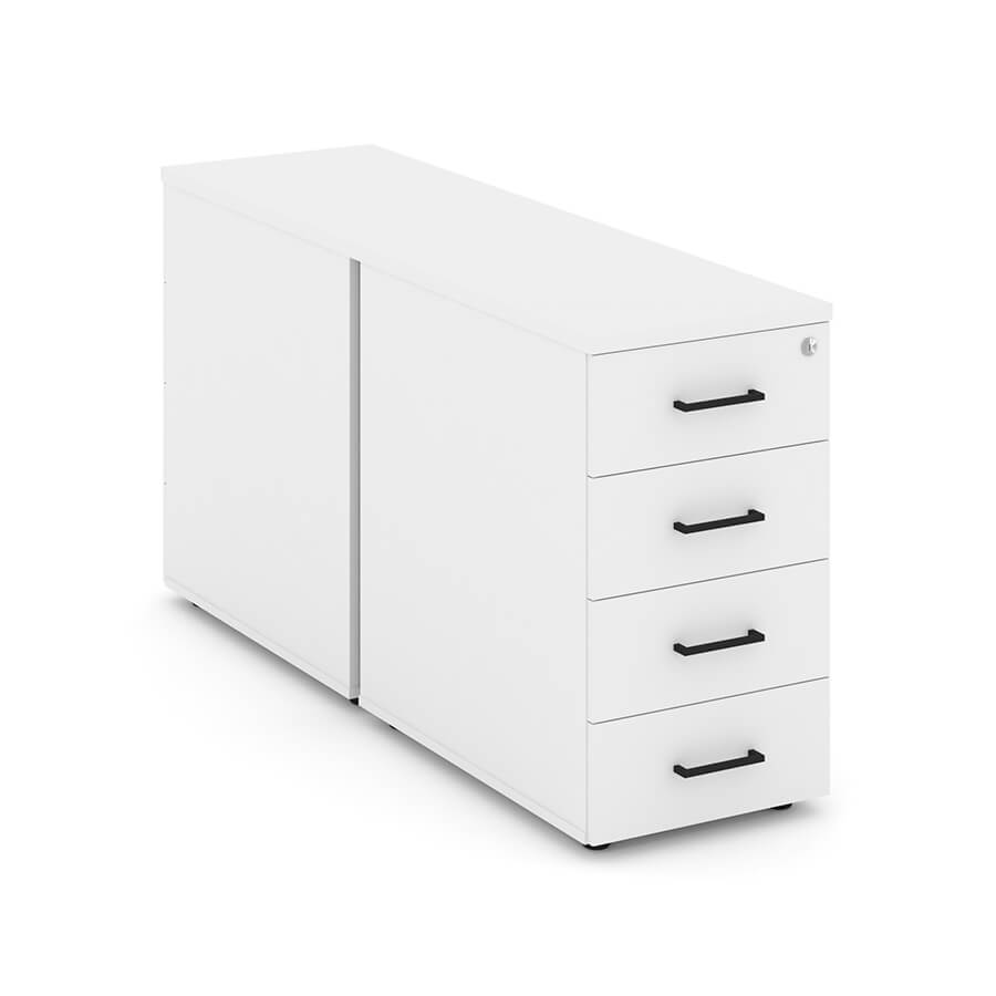 SN.TOP-012 Тумба опорная / приставная RIVA Style Project (Белый)