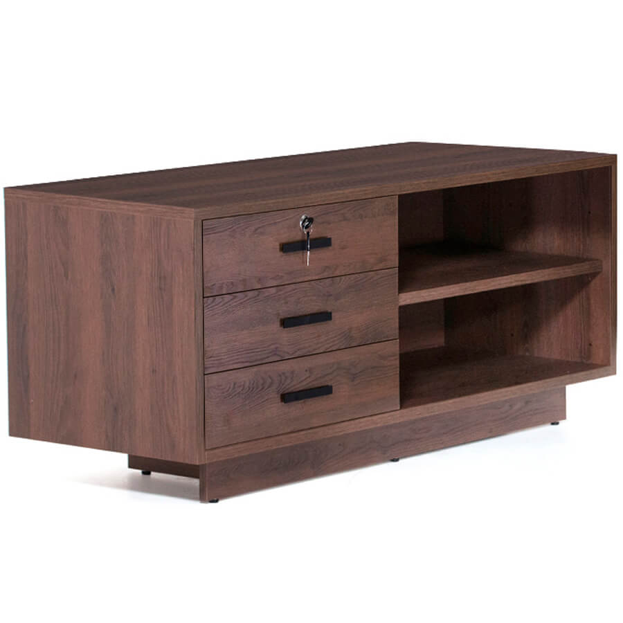 303Z Сервисная тумба Profoffice Lava (Табак, черный глянец)