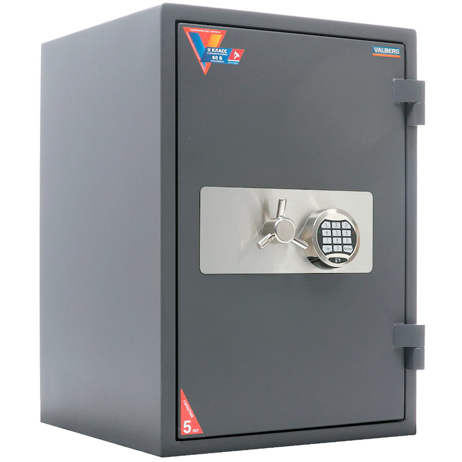 ГАРАНТ ЕВРО 67T EL Огневзломостойкий сейф VALBERG, электронный кодовый (Графит структурированный)