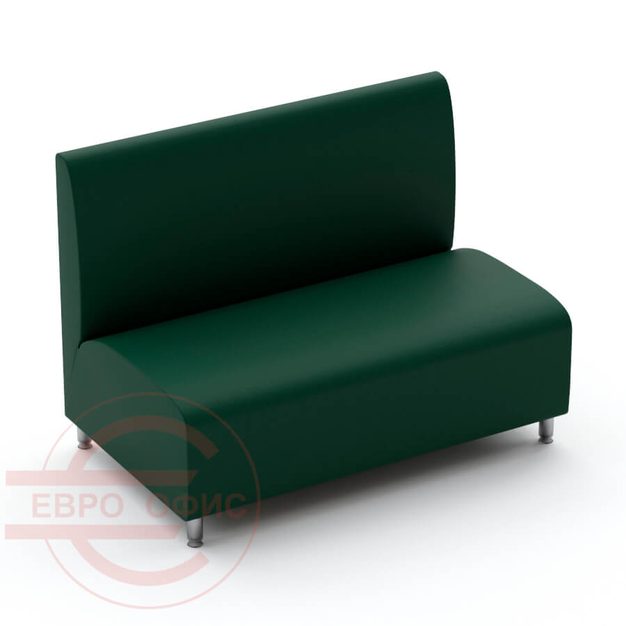 М2-2 Диван двухместный Манхеттен 2 (Темно-зеленый (Oregon 01))