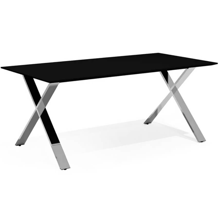 Kvs-181k Стол руководителя Мебель Стиль Kvins Slim (Черный / антрацит MS)