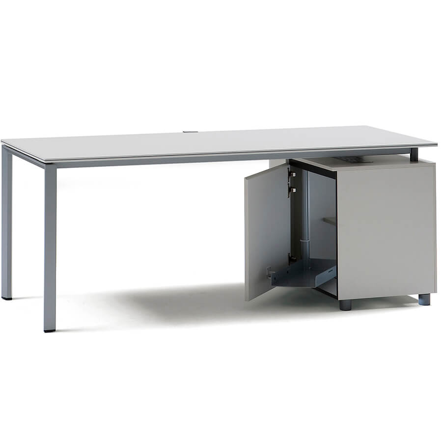 FAD018CHR-1 Стол письменный правый Fursys FX (WW)